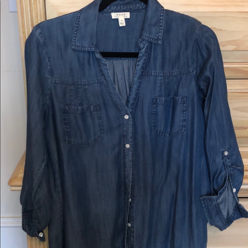 SOFT by Joie denim blouse